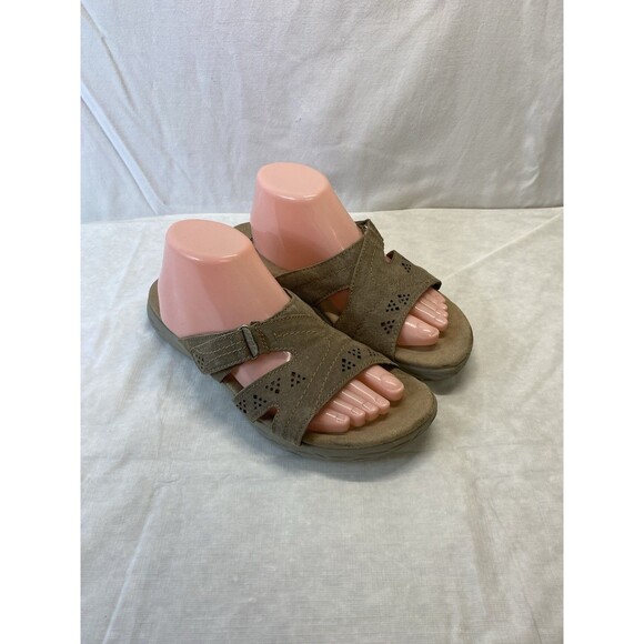 Earth Origins Savoy Chantel Suede Slide Women Sandals- Westfield Waverly Size 9 - Picture 1 of 6